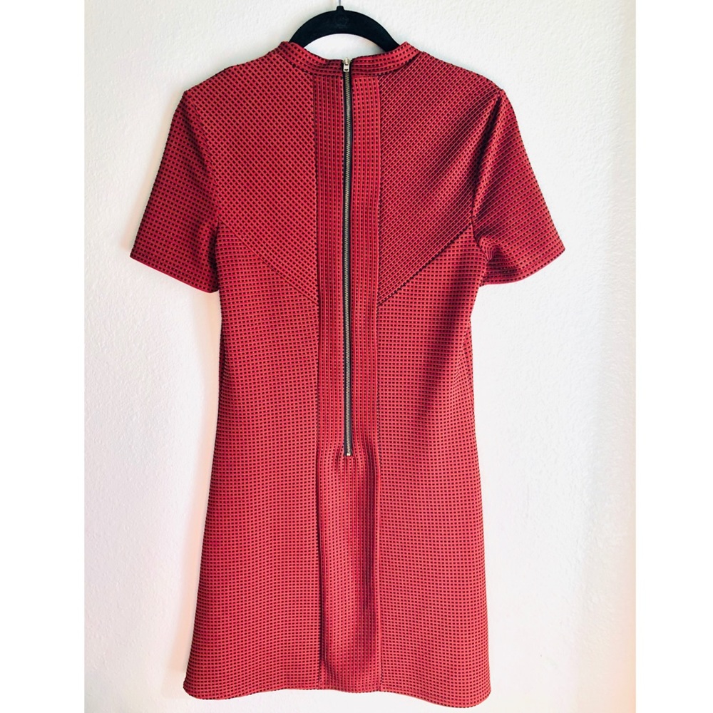BRITISH!🇬🇧Topshop Women’s 1960s Style Checked Mini (Shift Style) Dress💚 - Picture 9 of 11